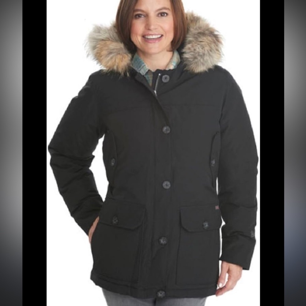 Woolrich arctic down/fur Women's Black Parka Coat